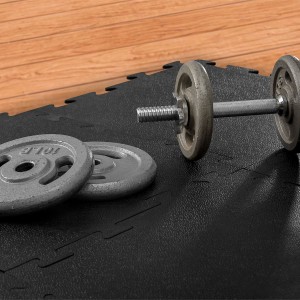 Piso de goma para gimnasio