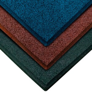 Piso de caucho reciclado